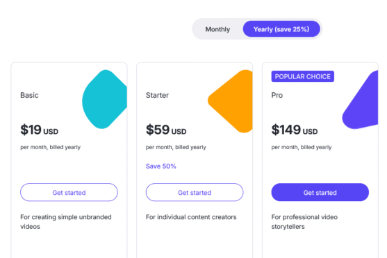 Lumen5 Pricing
